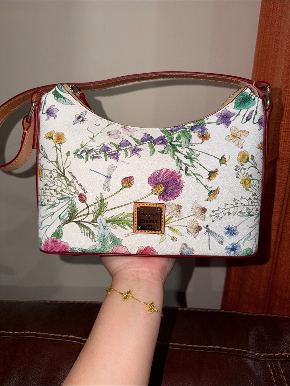 ‼️Dooney & Bourke Floral Print Shoulder Bag - Picture 3 of 11
